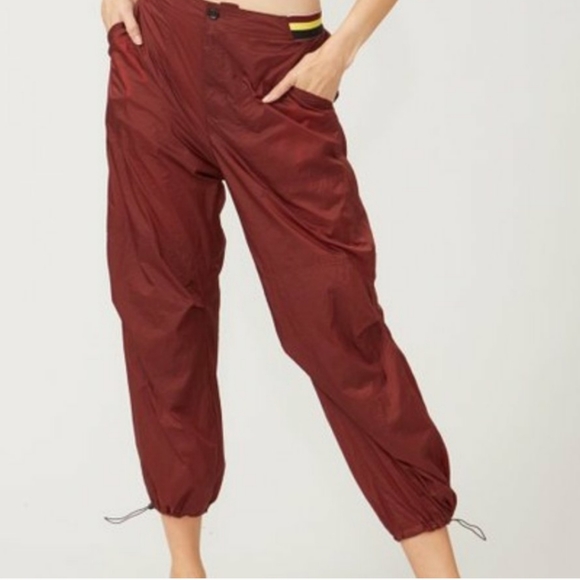 NWT Free People Mahogoney Ripple Sport Pants - Picture 6 of 15